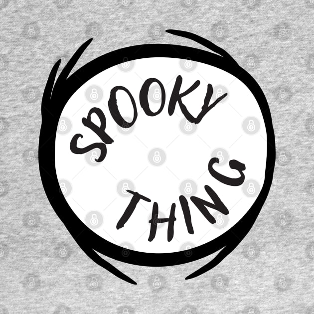 Spooky Thing Red Emblem Gift by Scott Richards